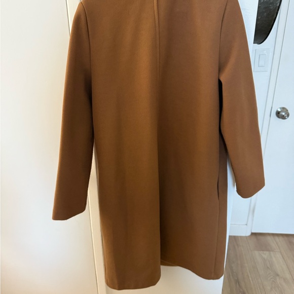 Zara Tan Trench Coat Timeless Style - Picture 6 of 6